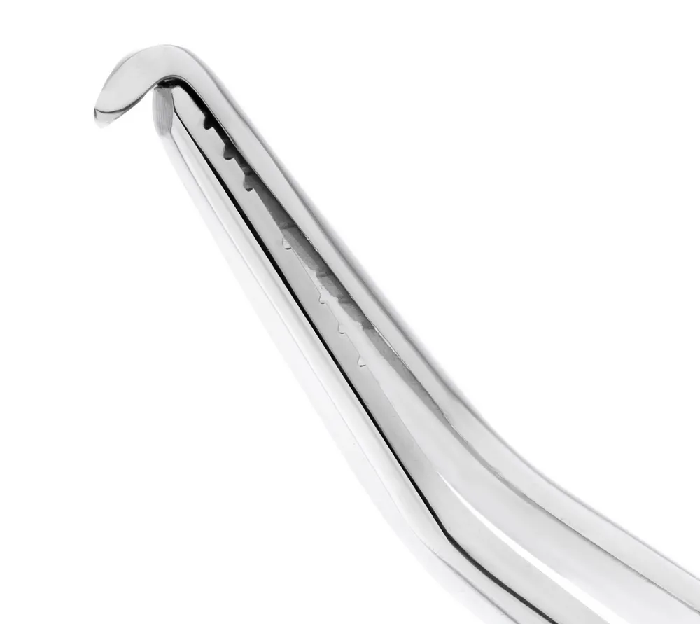 hlw goldman-fox пинцет, правый, крысиный зуб, 150 мм  4