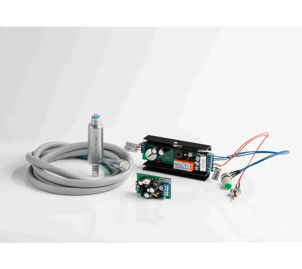 медторг+ бэу-01.07 24в + дп-5.02 встраиваемый блок управления, с щеточным микромотором дп-5.02
