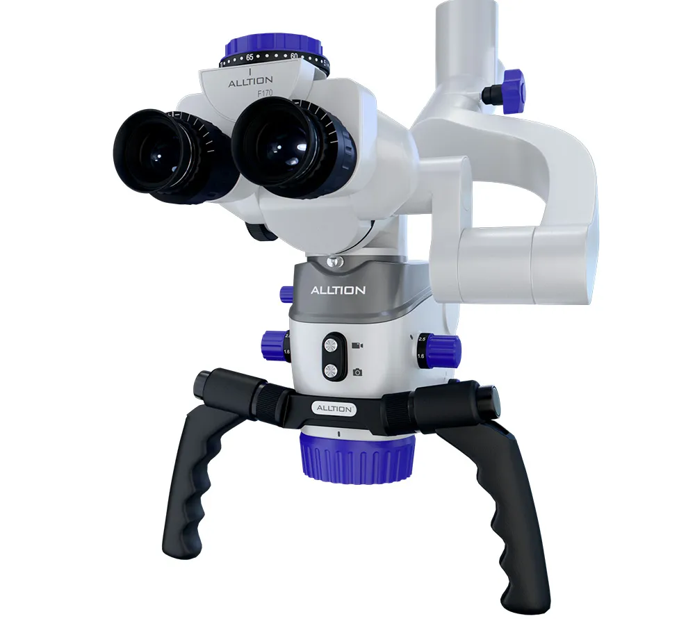 alltion am-5000vr стоматологический микроскоп с вариоскопом и маятниковой системой fora
