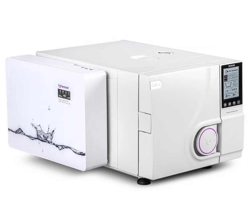 woson tanzo е23 автоматический автоклав b класса со встроенной системой очистки воды, объем: 23 л