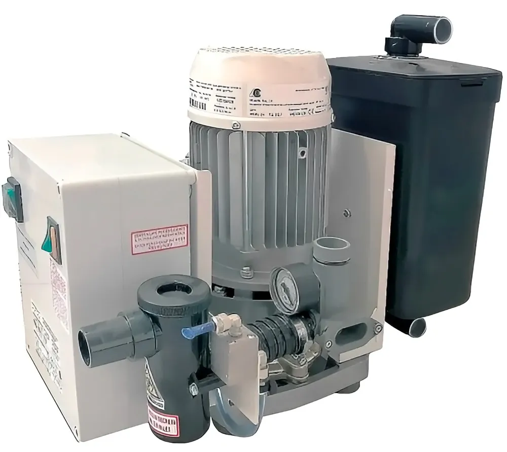 cattani pal 14 всасывающий водокольцевой насос, без кожуха, с сепаратором и контрольной панелью