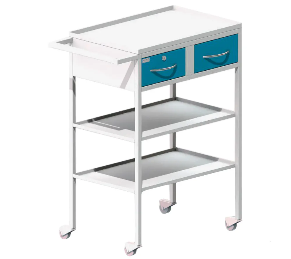 виталия спа-2 м6 столик передвижной на колесиках, столешница из нержавеющей стали