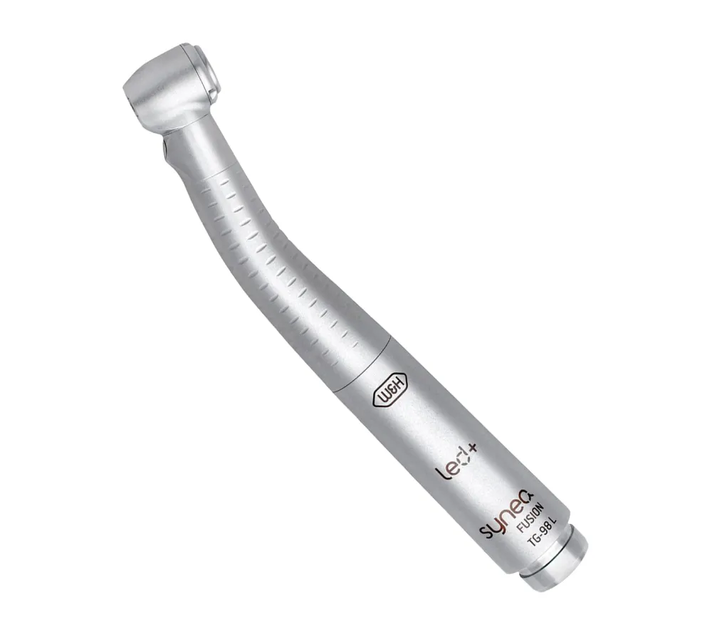 w&h dentalwerk synea fusion tg-98 l турбинный наконечник с подсветкой, четырехточечным спреем