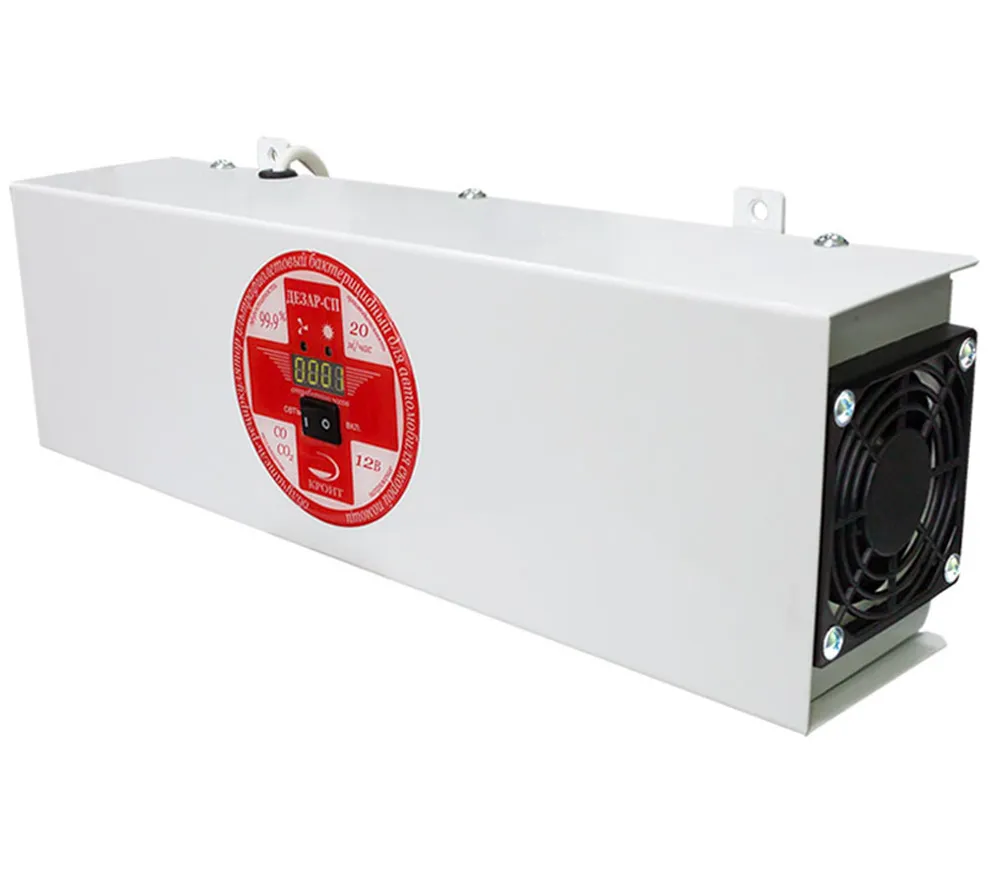 кронт дезар-сп "оруб-сп-"кронт" облучатель-рециркулятор воздуха ультрафиолетовый бактерицидный, настенный, 20 м3/ч  2