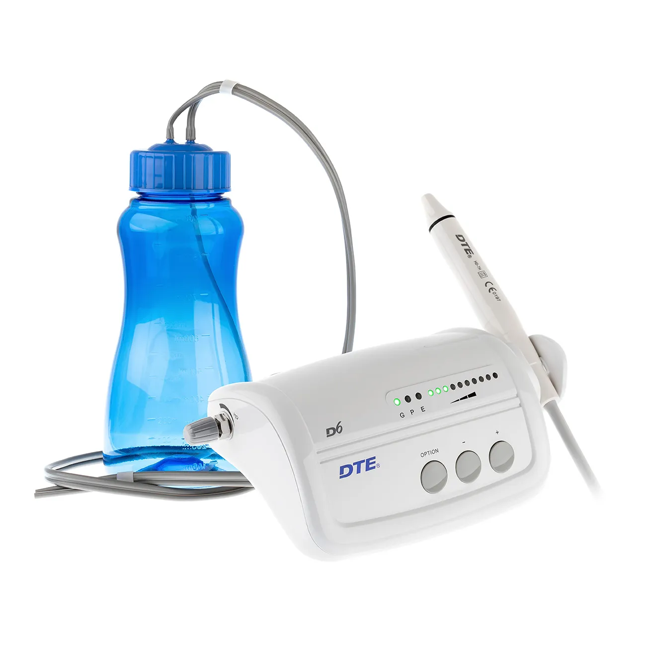 woodpecker dte-d6 автономный ультразвуковой скалер, 6 насадок в комплекте (gd1x2, gd2, gd4, pd1, ed1)  2