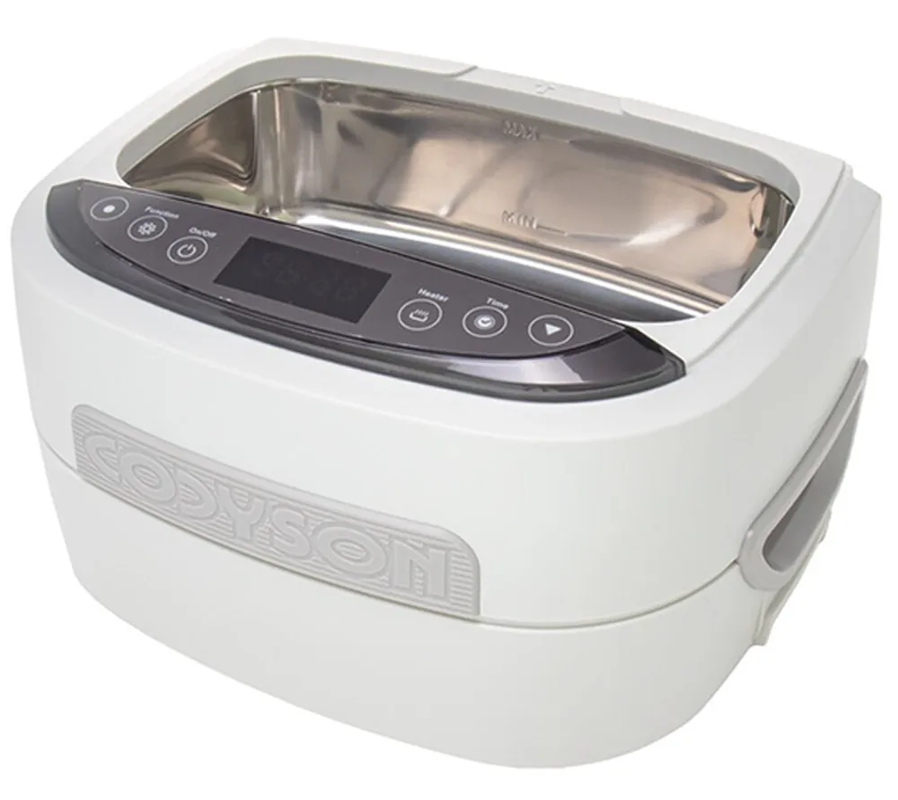 codyson cd-4821 ультразвуковая мойка с подогревом, 2,5 л  2