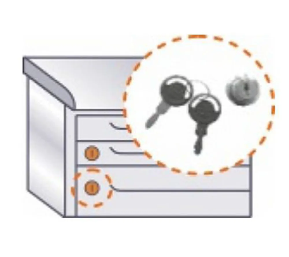 arkodor ar-lock1 врезной замок на любой ящик или дверь