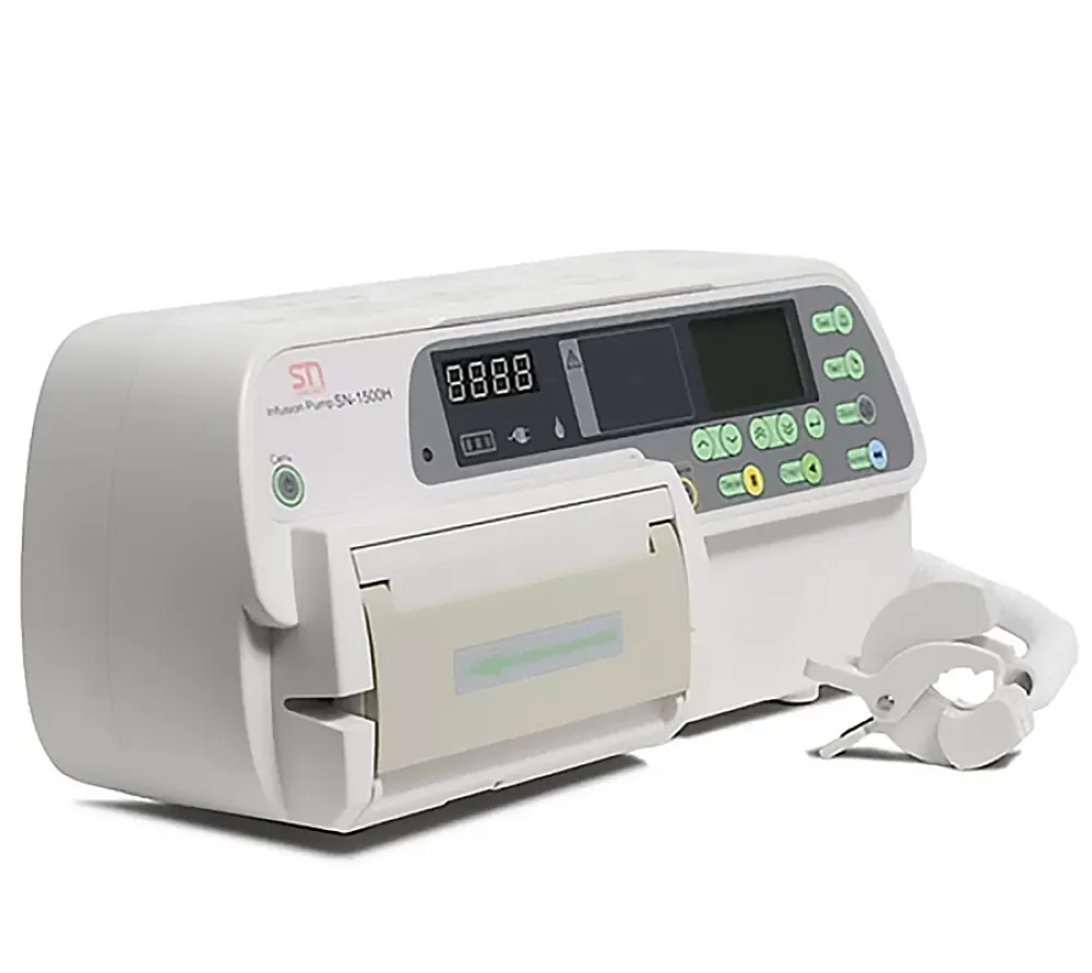 SinoMDT SN-1500H насос инфузионный для ветеринарии со встроенным подогревателем, скорость инфузии 0.1-1500 мл/ч  4