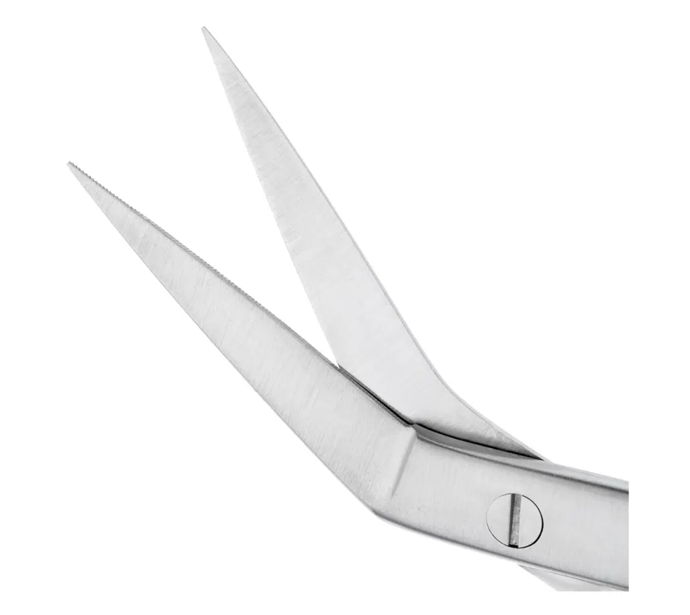 hlw goldmann-fox ножницы хирургические угловые, 160 мм  3