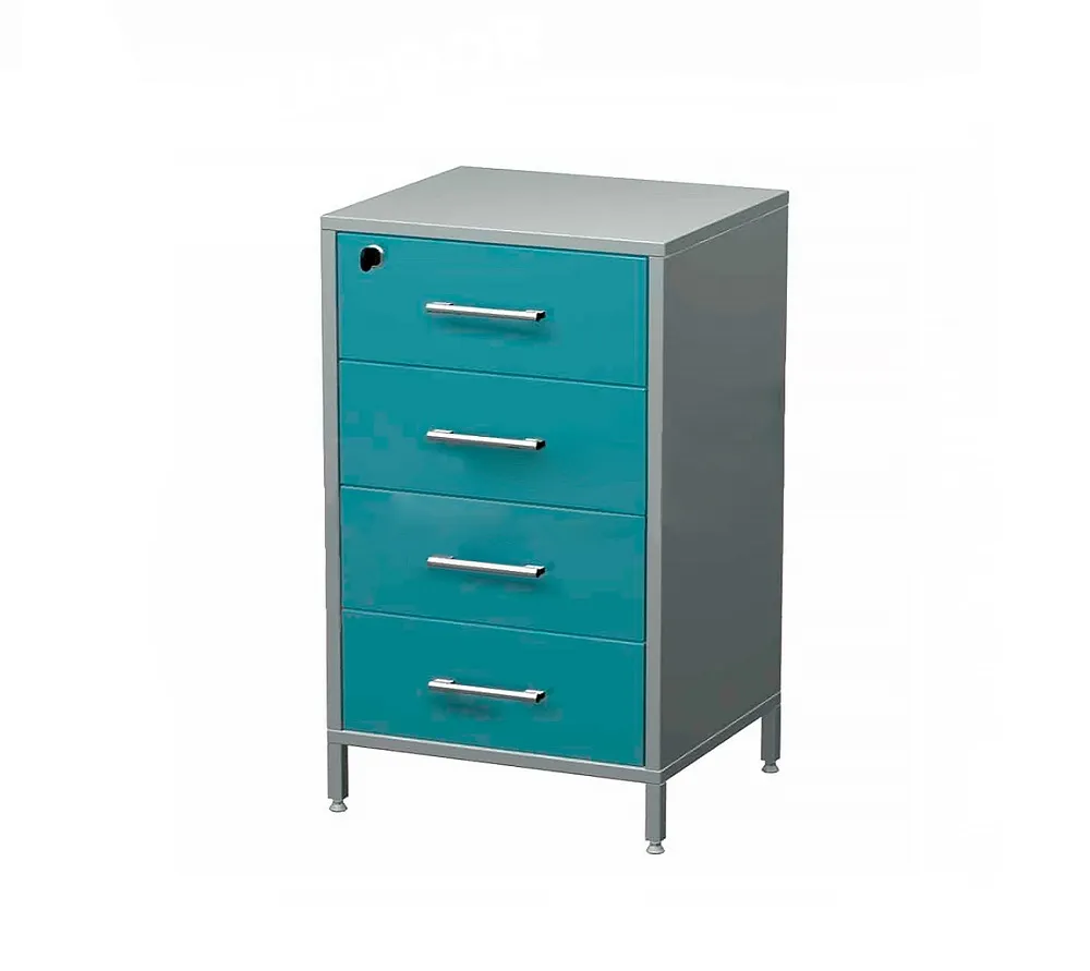 arkodor ar-x02 металлическая тумба с четырьмя выдвижными ящиками, с замком