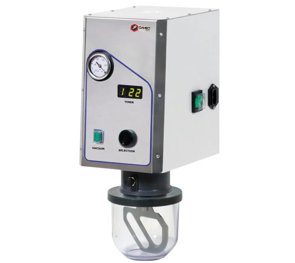 omec fox.88/1.v смеситель вакуумный с вакуумным насосом программируемый