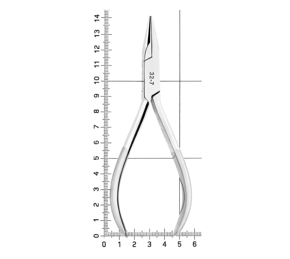 hlw 32-7* щипцы с плоским носиком 14,5 см  5