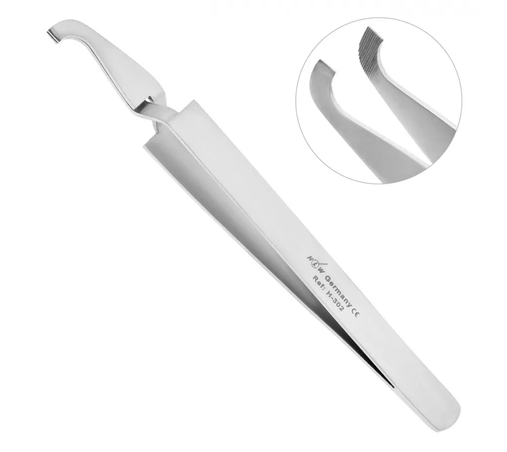 hlw пинцет обратный, 130мм