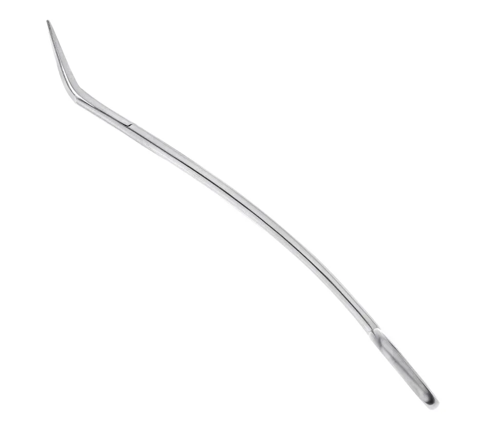 hlw dean ножницы хирургические двойной изгиб, зубчатая поверхность, 175 мм  4