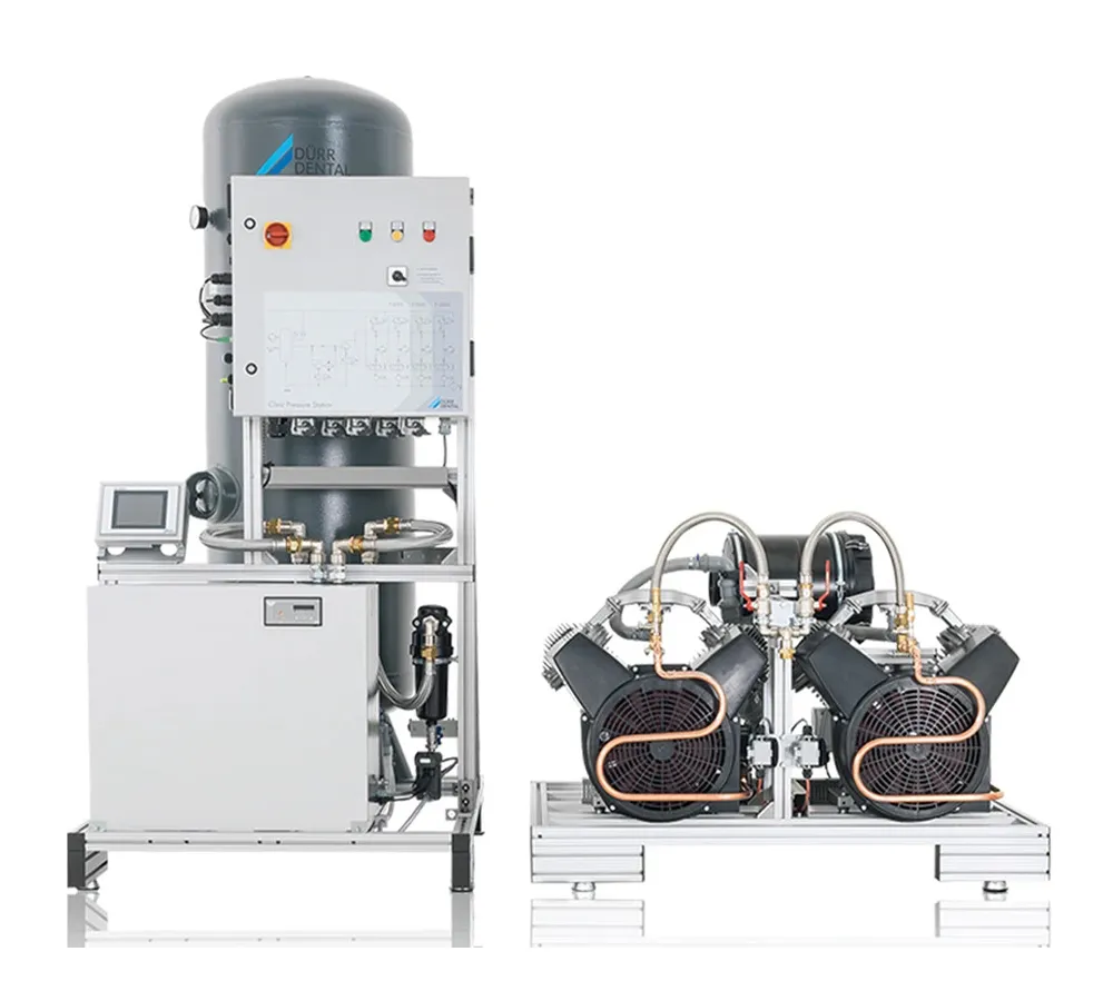 dürr dental р 6000 компрессорная станция для 70 рабочих мест, с ресивером 500 л, 1800 л/мин