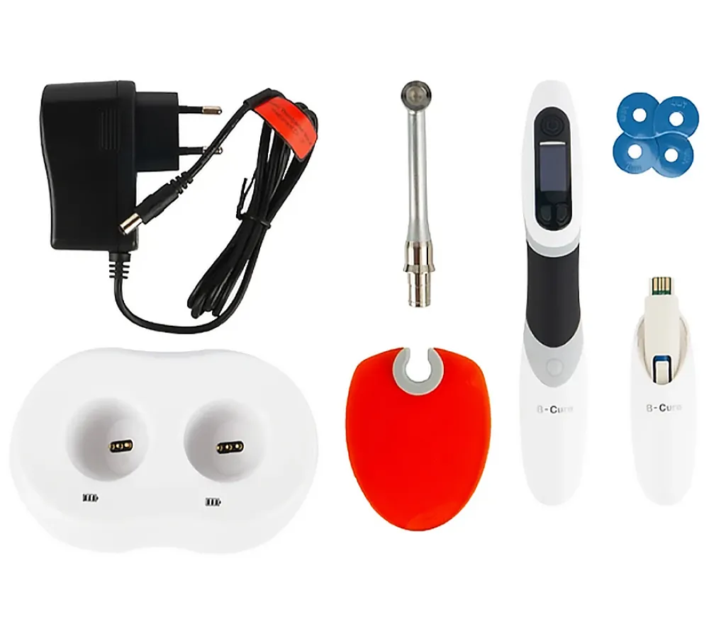 woodpecker b-cure беспроводная полимеризационная лампа со светодиодом широкого спектра  3