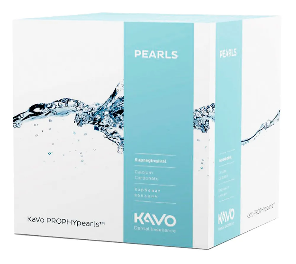 kavo prophypearls 1.010.1828 порошок стоматологический абразивный мята, 80 пак. (15 г)