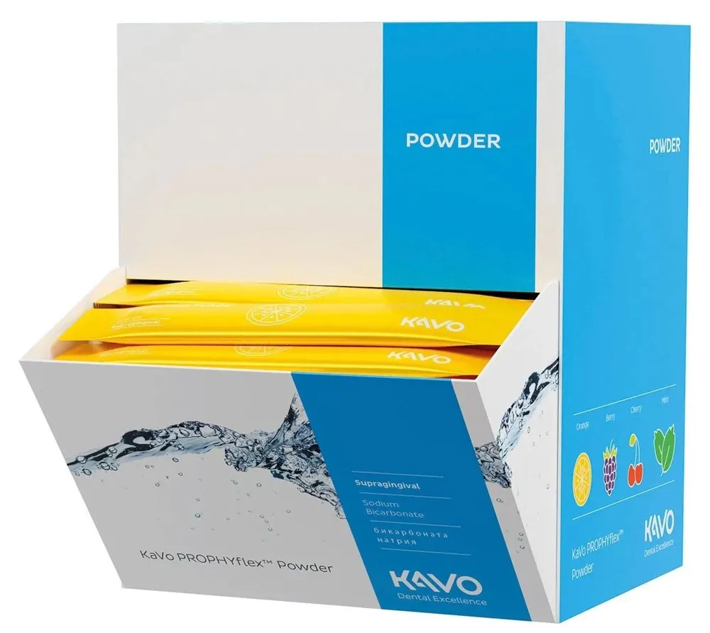 kavo prophyflex powder berry порошок стоматологический абразивный со вкусом ягод 80 пакетиков по 15г