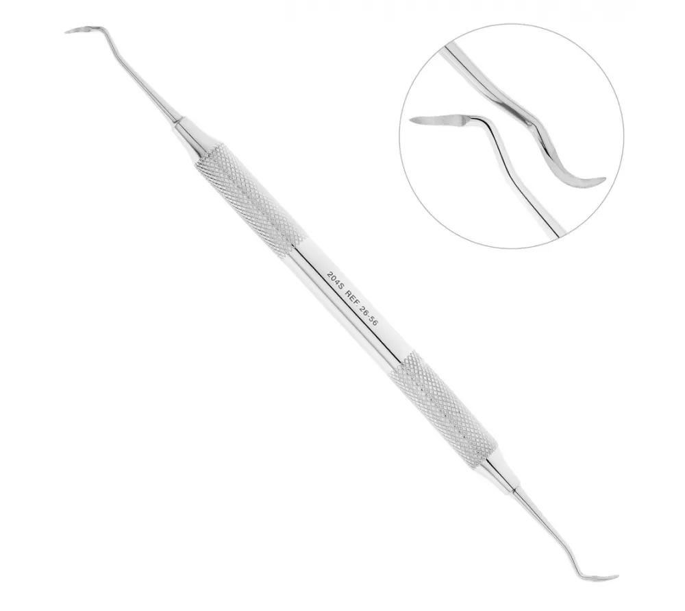 hlw скейлер парадонтологический, форма 204s, ручка диаметр 8 мм