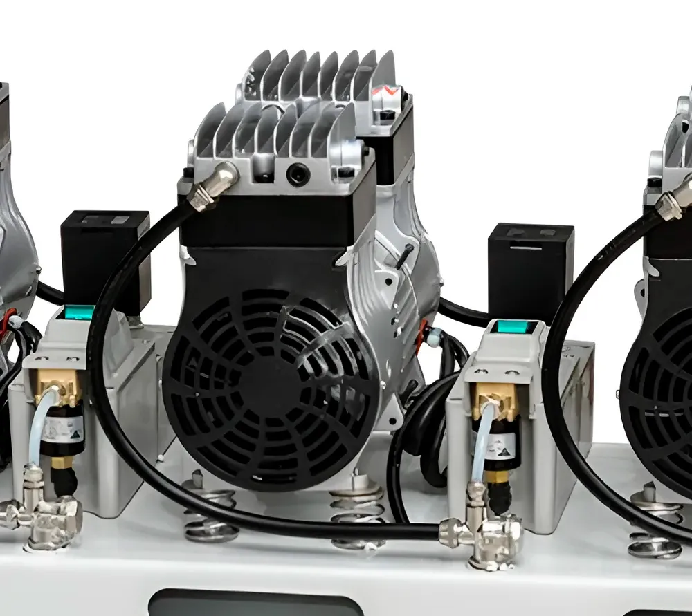 mercury ty w-2 nd-200 безмасляный компрессор для 3-х стоматологических установок, с ресивером 65 л (200 л/мин)  2