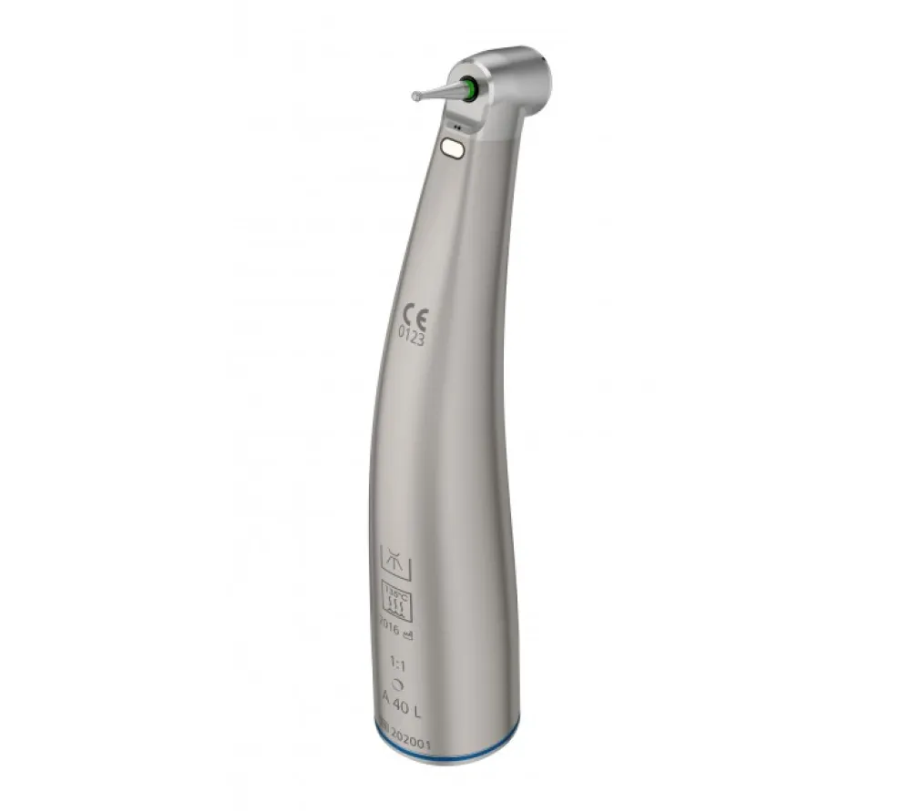 sirona t2 line a6l понижающий угловой наконечник со светом, 6:1