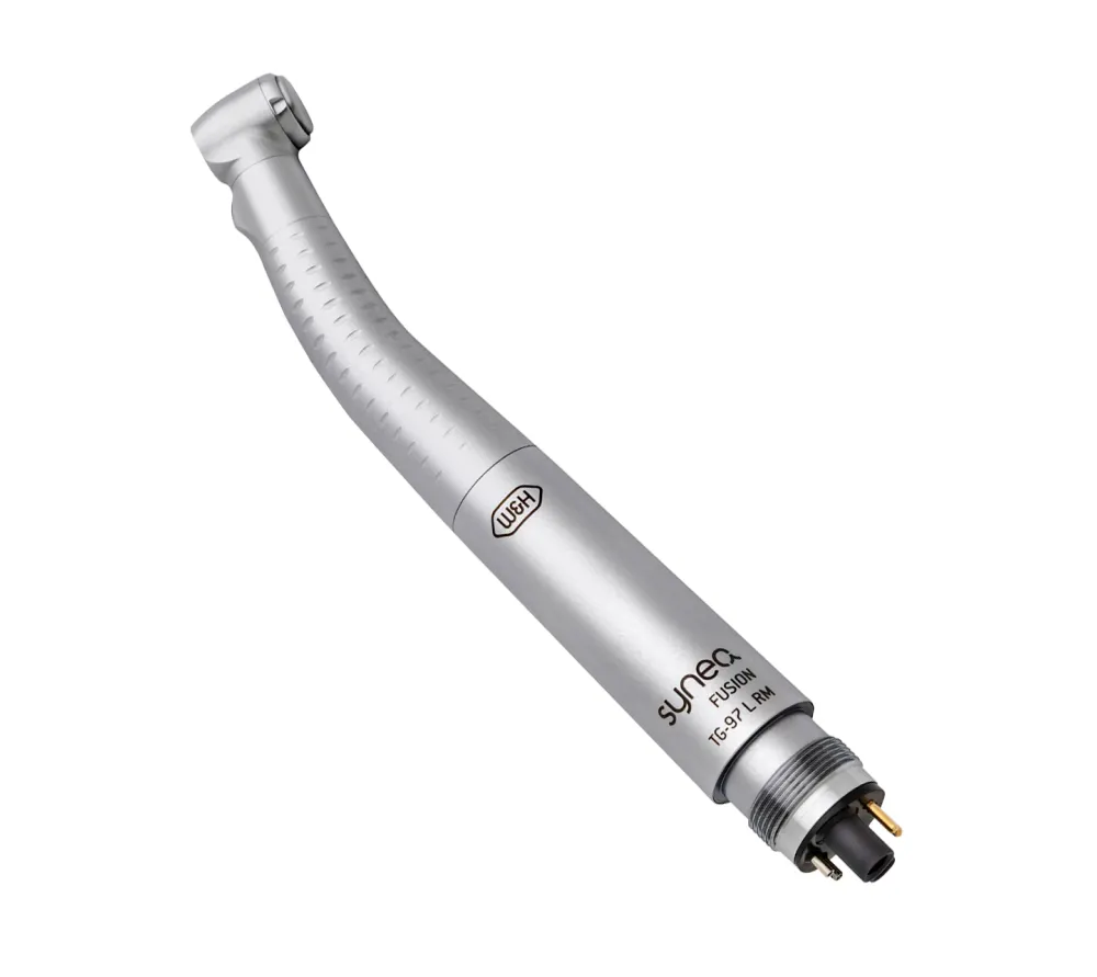 w&h dentalwerk synea fusion tg-97 l rm турбинный наконечник со светом, четырехточечным спреем