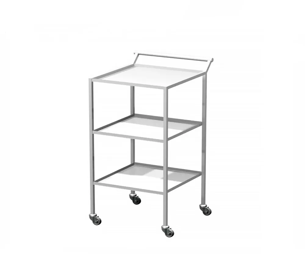 arkodor ar-h21 столик передвижной инструментальный, металл в полимере, 3 полки