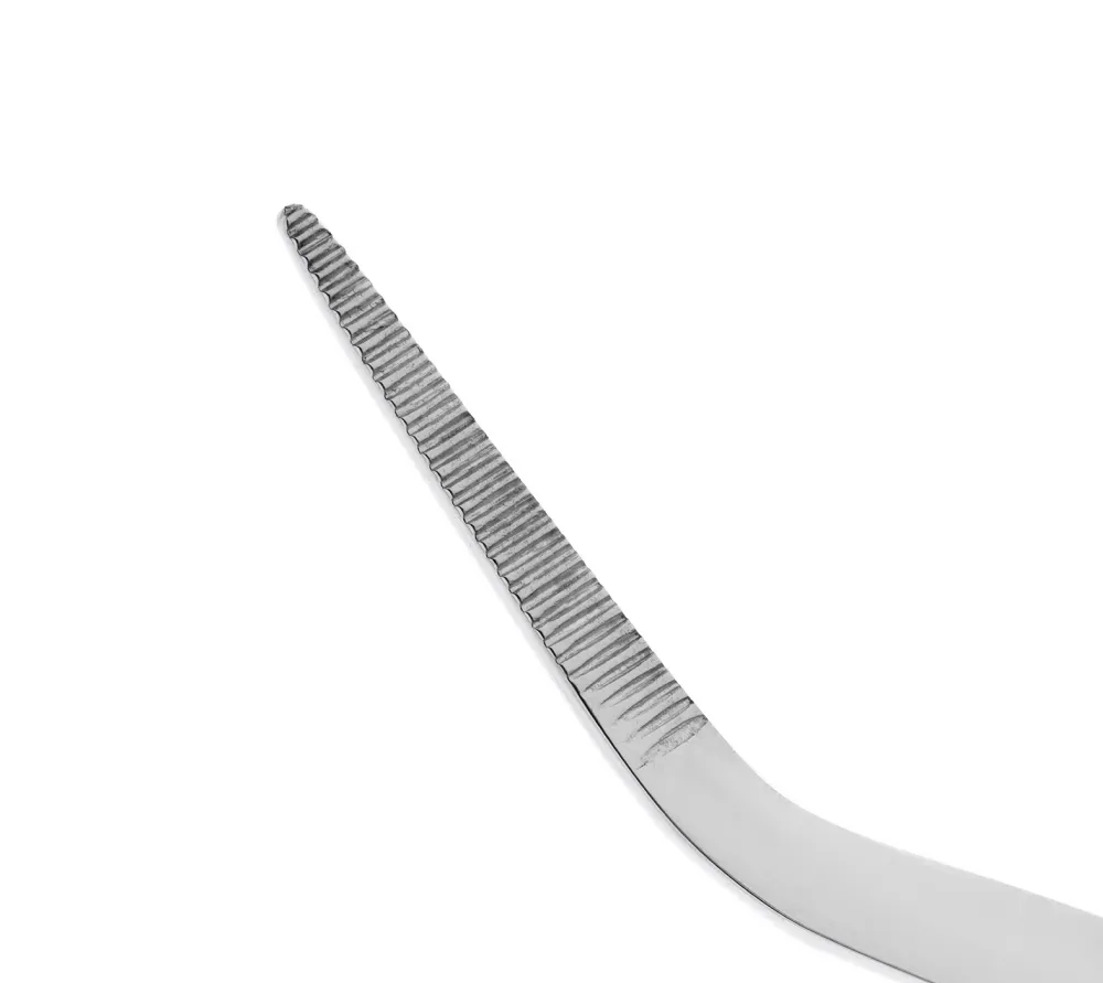 hlw flagg 160 мм пинцет стоматологический изогнутый  2