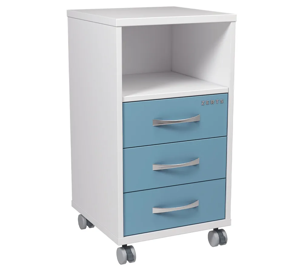 zerts тумба под аппаратуру с 3 ящиками серии laminat