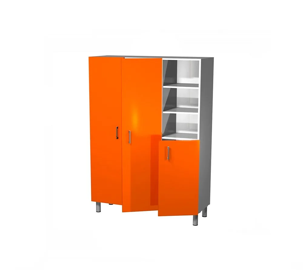 arkodor ar-dk19 шкаф лдсп трехсекционный, с тремя дверями и пятью полками