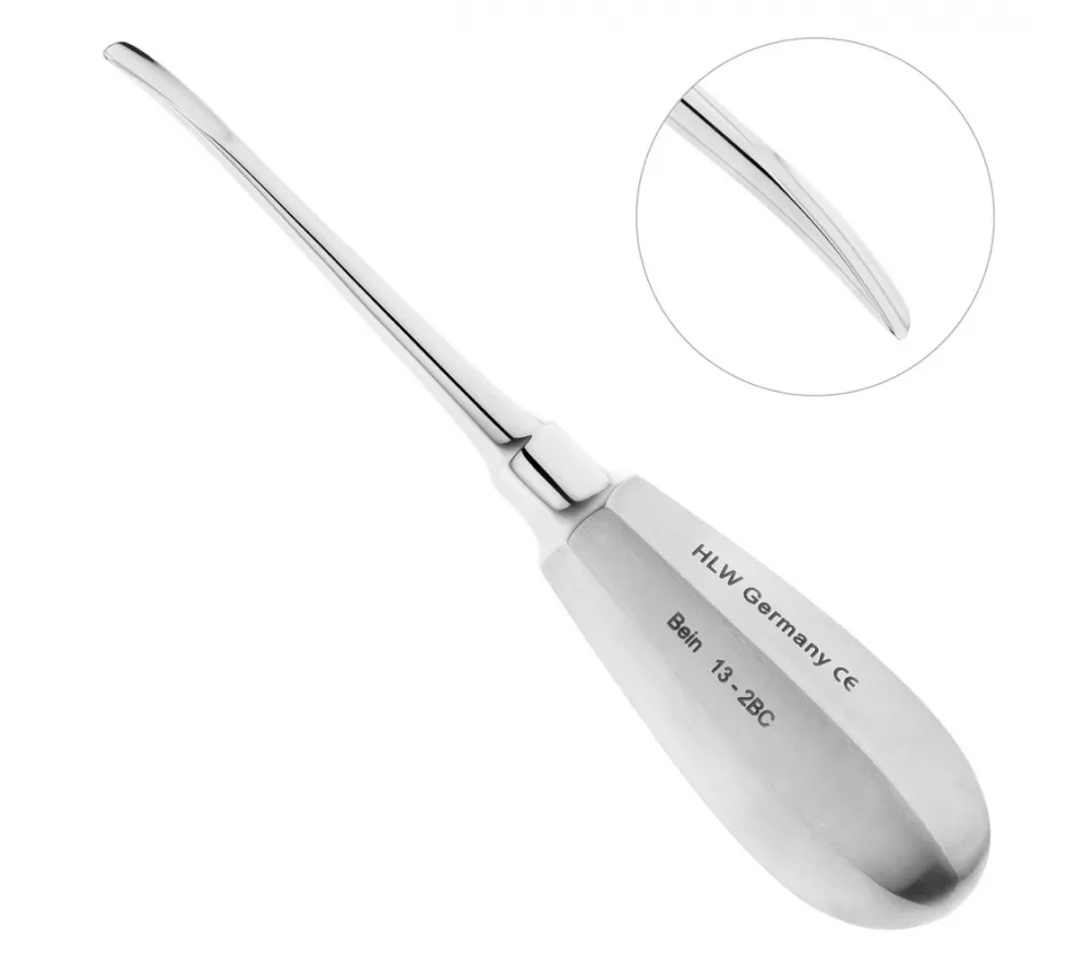 hlw bein элеватор , изогнутый, 4 мм