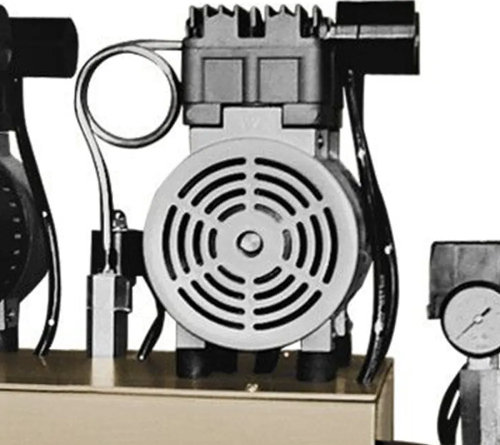 wuerwei w-613 безмасляный компрессор для 6-ти стоматологических установок с ресивером 225 л (500 л/мин)  3