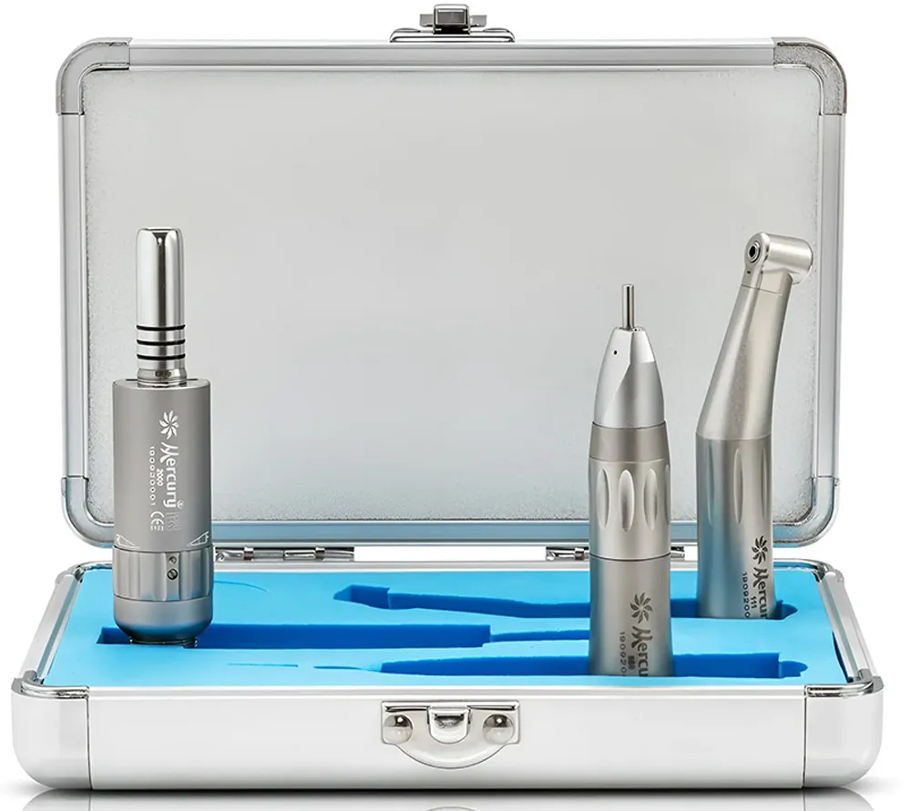 mercury kit набор из двух стоматологических наконечников и микромотора