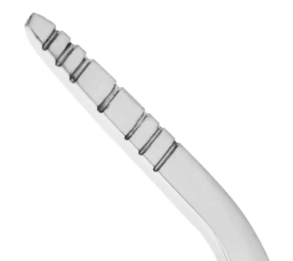 hlw goldman-fox пинцет, правый, крысиный зуб, 150 мм  3