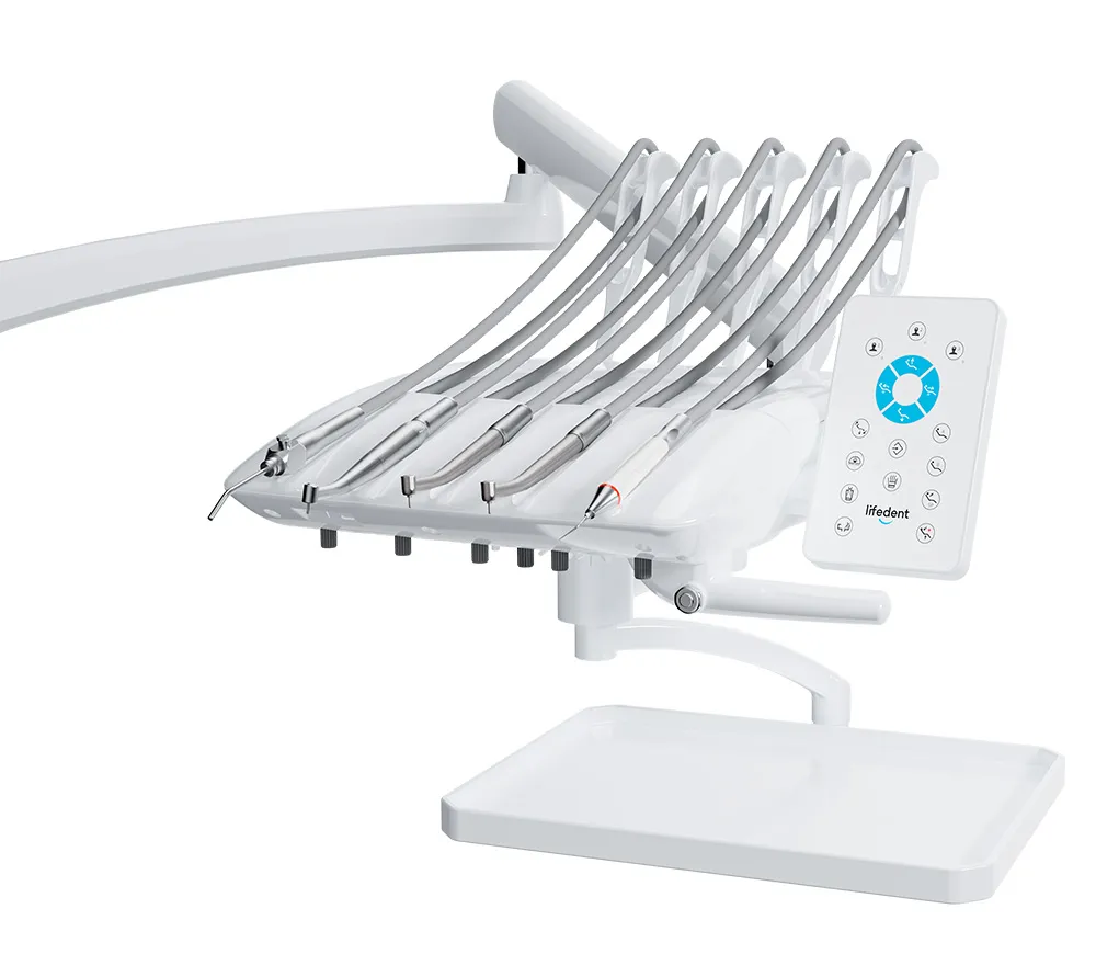 lifedent p3-i стоматологическая установка с верхней подачей  3