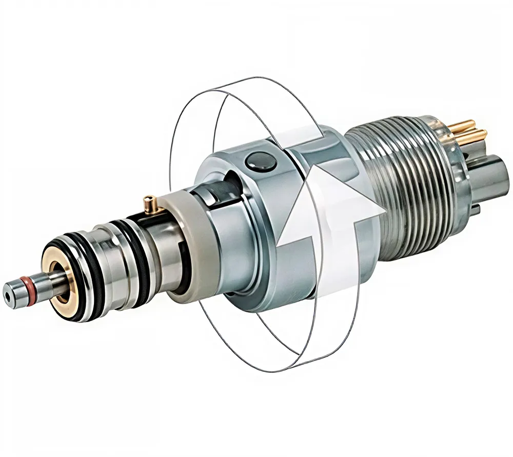 bien-air coupling unifix 4h l 4-х канальный быстросъемный переходник с подсветкой, с блокирующим обратным воздушным клапаном  2