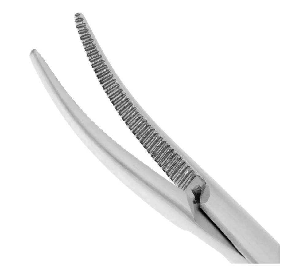 hlw москит зажим кровоостанавливающий, изогнутый  3