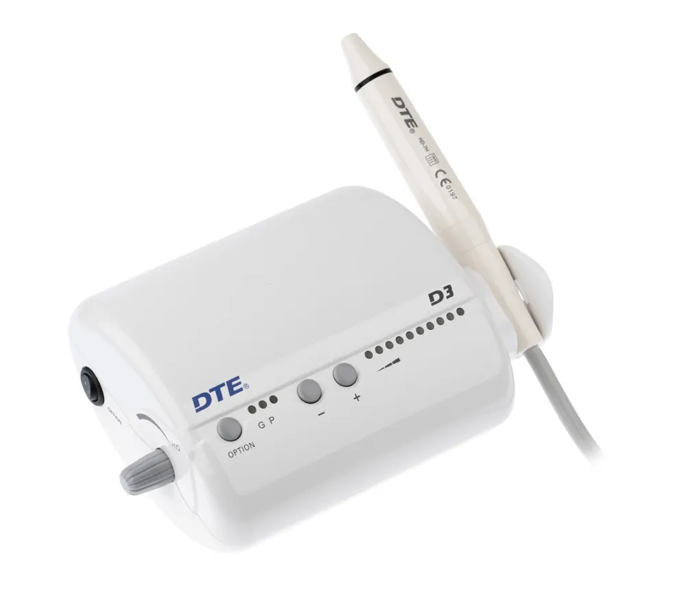 woodpecker d3 портативный ультразвуковой скалер, 5 насадок в комплекте (gd1x2, gd2, gd4, pd1)