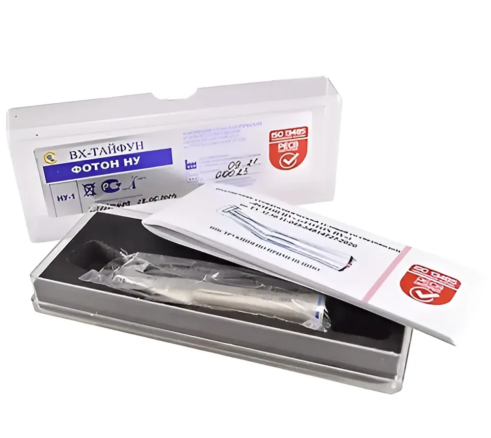 вх-тайфун фотон ну-1 угловой наконечник с двухточечным спреем и подсветкой 1:1  5