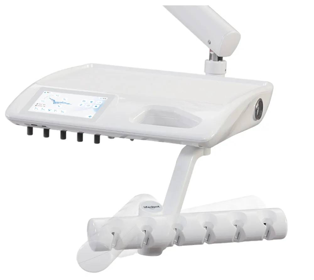 lifedent e9-c стоматологическая установка с нижней подачей   5