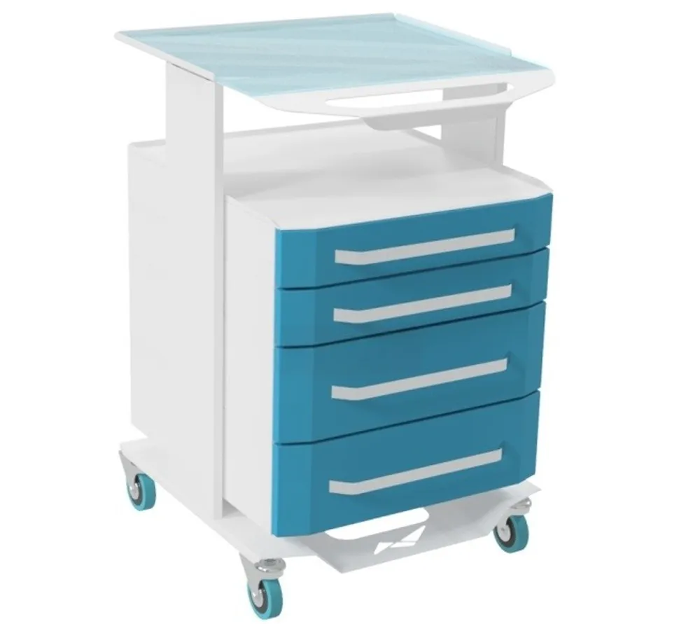 взмо сипс-н-01 стол инструментальный процедурный специальный (4 ящика)