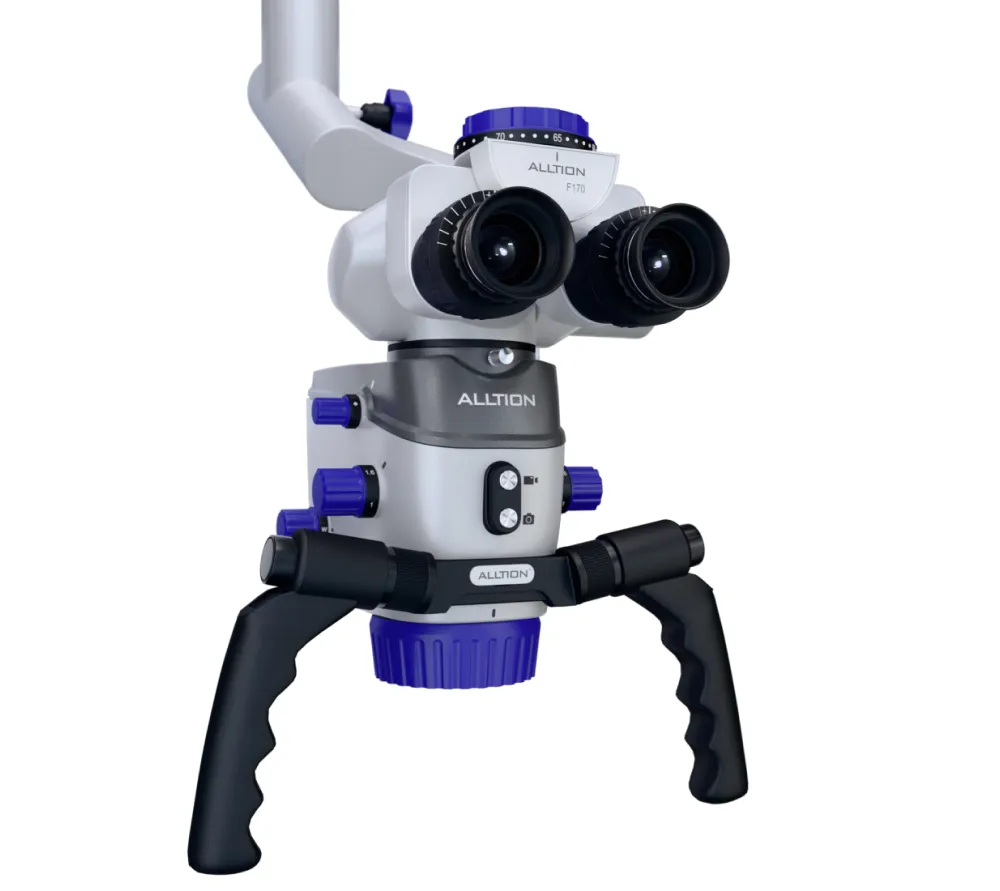 alltion am-5000vfr стоматологический микроскоп с вариоскопом и флуоресцентным режимом  3