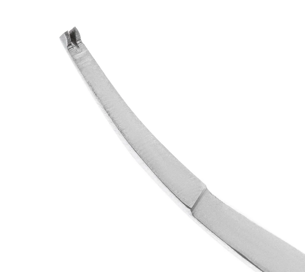 hlw пинцет микрохирургический изогнутый, 180 мм  3