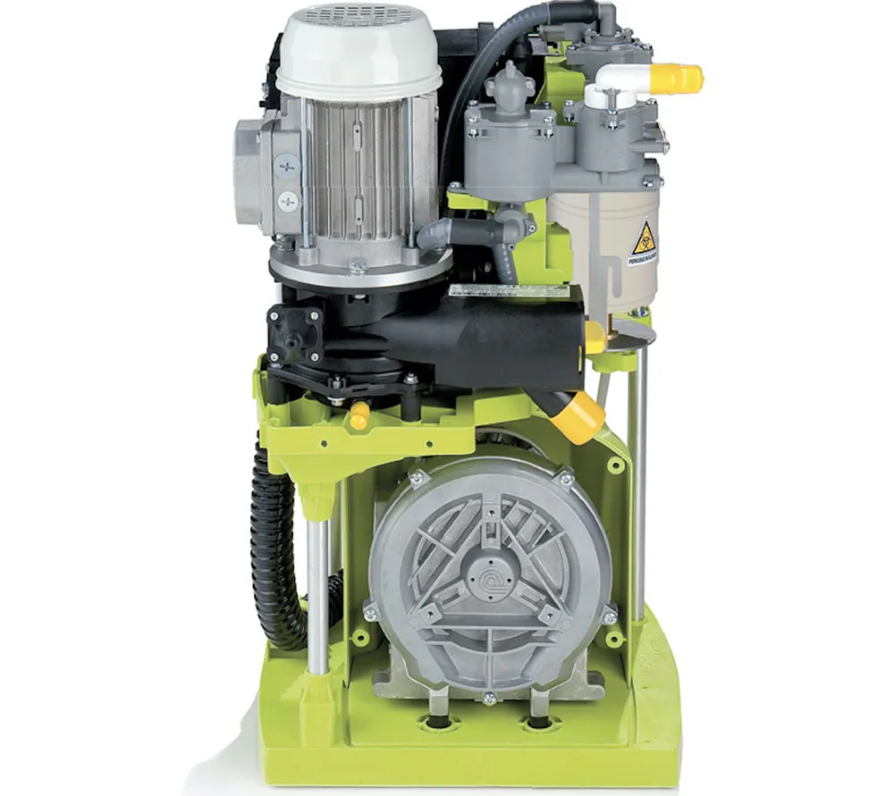 cattani micro-smart - стоматологический аспиратор для влажной аспирации для 1-2 установок, без кожуха, 916 л/мин  4
