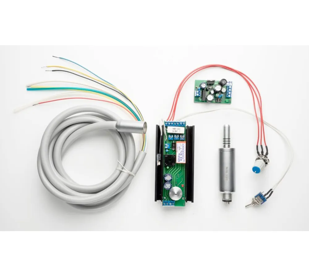 медторг+ бэу-01.07 24в + дп-5.02 встраиваемый блок управления, с щеточным микромотором дп-5.02  2