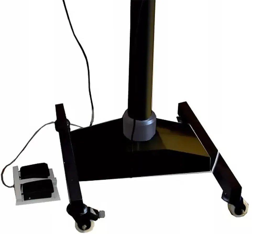 bino scientific vision 5 led black дентальный операционный микроскоп с 5-ти ступенчатым увеличением, hd-видеофиксацией и светодиодным освещением  2