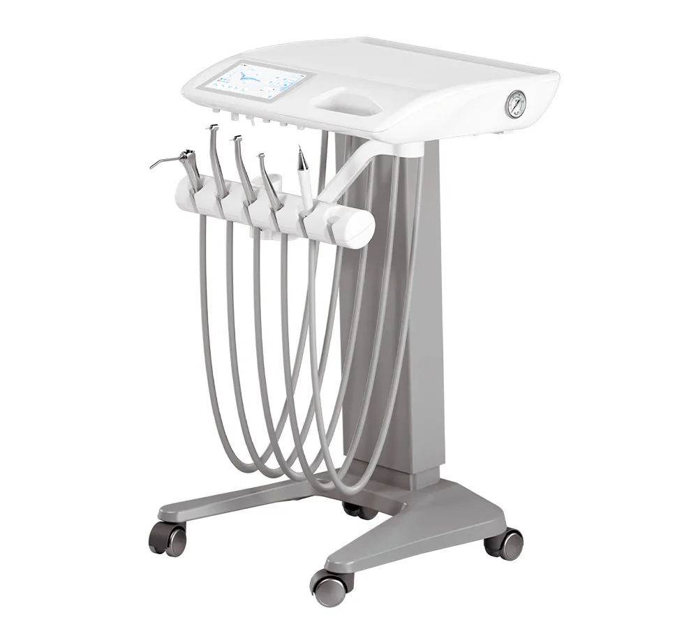 lifedent e9-t стоматологическая установка c подкатным модулем  4