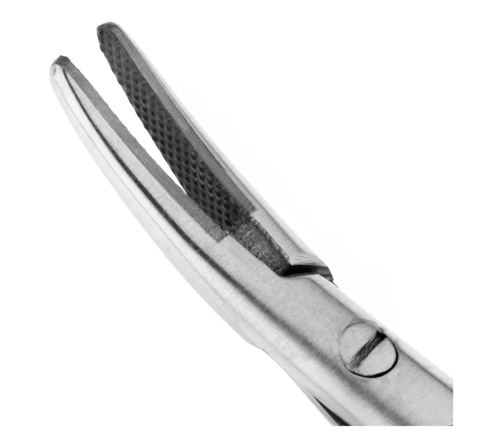 hlw castroviejo-gomel tc иглодержатель кастровьехо хирургический изогнутый, 180 мм  3