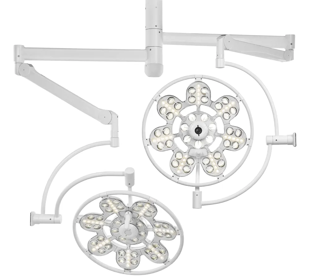 эма эмалед 500/500 операционный светильник, потолочный, двухкупольный