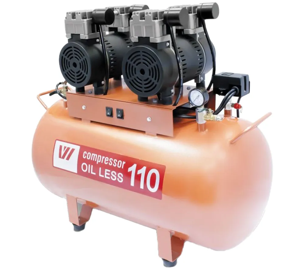 wuerwei w-608 безмасляный компрессор для 3-х стоматологических установок с ресивером 110 л (260 л/мин)